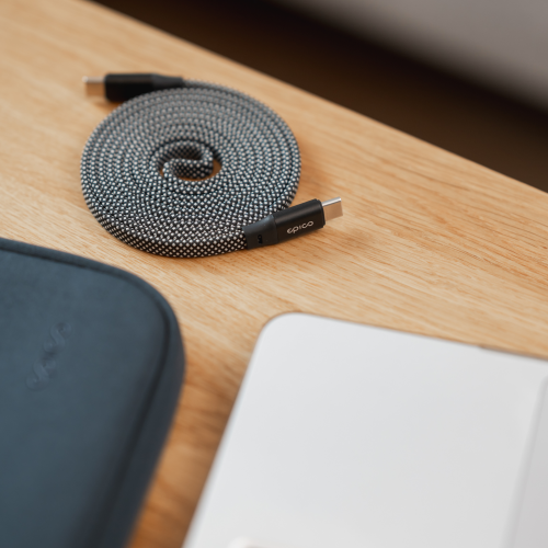Epico UltraLink 240W USB-C to USB-C Magnetic Cable 1.5m - Black