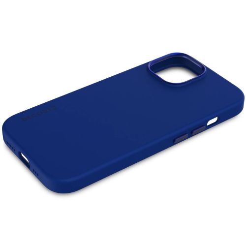 DECODED Silicone Backcover w/MagSafe for iPhone 15 - Galactic Blue*