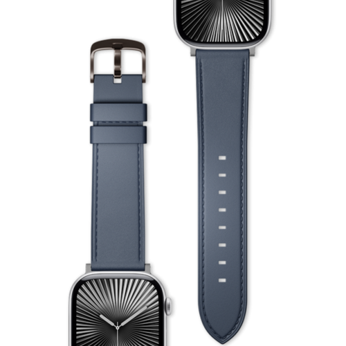 Epico Leather Band for Apple Watch (44-49mm) - Blue