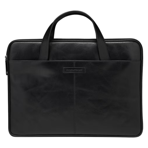dbramante1928 Leather Bag (up to 15") - Black