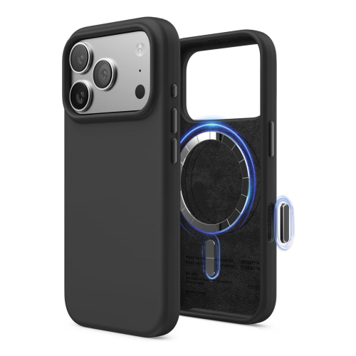 Elago Magnetic Silicone Case for iPhone 18 Pro/17 Pro - Black