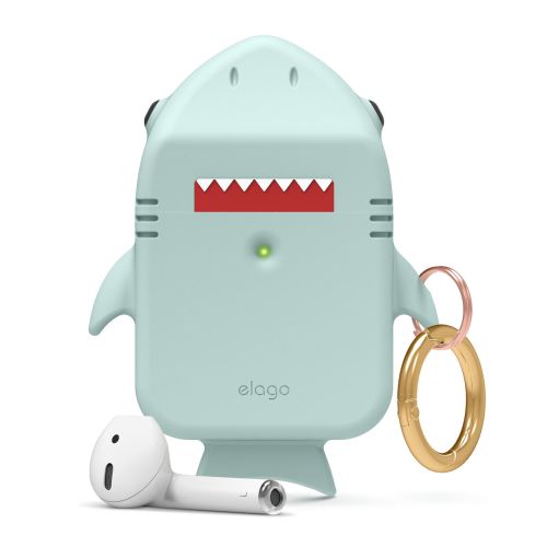 Elago Shark Cover for Airpods 2nd Gen - Mint