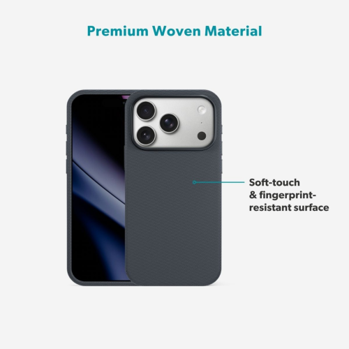 Epico SolidWoven Pro Mag+ Case iPhone 18 Pro Max/17 Pro Max - Black