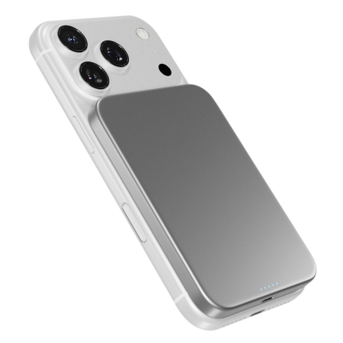 Epico Qi2 Aluminium Mag+ Power Bank 5 000 mAh - Silver