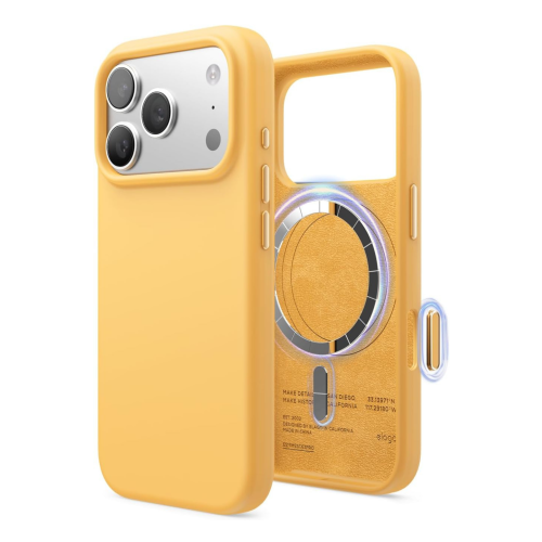 Elago Magnetic Silicone Case for iPhone 18 Pro/17 Pro - Sunshine