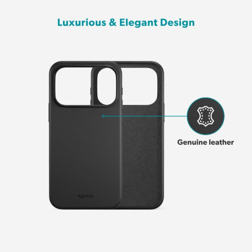 Epico Leather Mag+ Case for iPhone 17 Pro - Blue