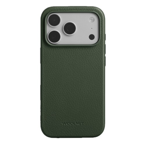 Woolnut Leather Case for iPhone 18 Pro Max/17 Pro Max - Green