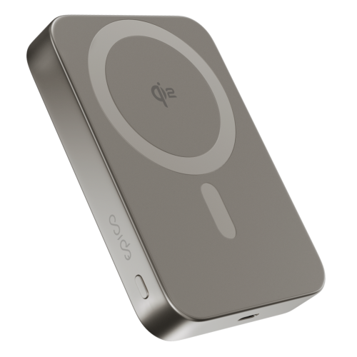 Epico Qi2 Aluminium Mag+ Power Bank 10 000 mAh - Titanium