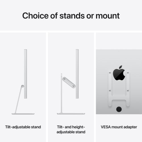 Apple Studio Display - Nano-texture glass - Tilt- and height-adjustable stand