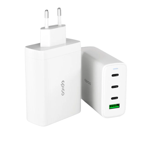 Epico 140W GaN Charger (3x USB-C, 1x USB-A)*
