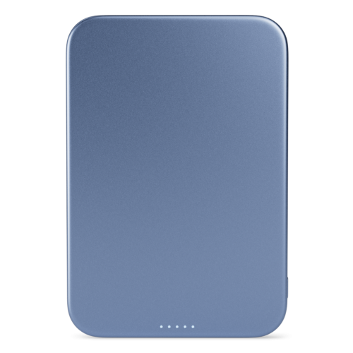 C&C Qi2 Aluminium Mag+ Power Bank 5 000 mAh - Light Blue