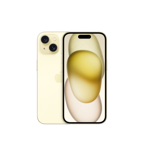 Refurbished iPhone 15 256GB, Yellow, Grade: AA+, Battery: New