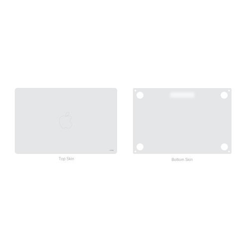 JCPAL Protective Skin for MacBook Air 13 (M2-M5) - Silver