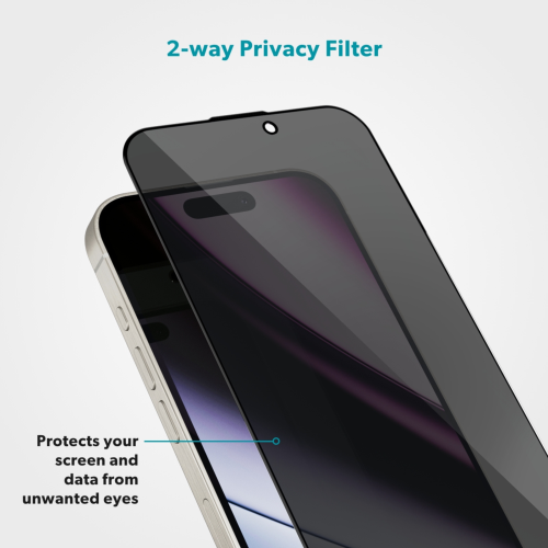 Epico Privacy Glass 3D for iPhone 16 Pro Max