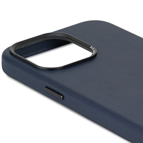 DECODED Leather Backcover w/MagSafe for iPhone 15 - True Navy*