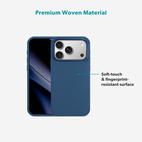 Epico SolidWoven Pro Mag+ Case iPhone 18 Pro/17 Pro - Blue