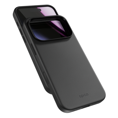 Epico Leather Mag+ Case for iPhone 17 Pro - Black