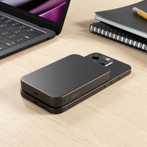 Epico Qi2 Aluminium Mag+ Power Bank 10 000 mAh - Black
