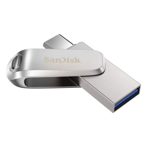 SanDisk Ultra Dual Drive Luxe 128GB USB-C Silver