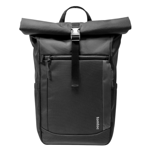 TomToc Navigator T61 Rolltop Backpack - Black