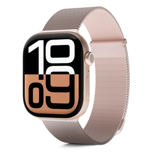 Epico Milanese+ Strap for Apple Watch (44-46 mm) - Rose Gold