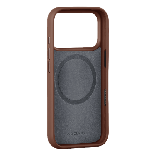 Woolnut Leather Case for iPhone 18 Pro/17 Pro - Cognac