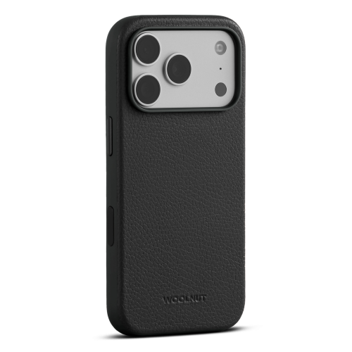Woolnut Leather Case for iPhone 17 Pro Max - Black
