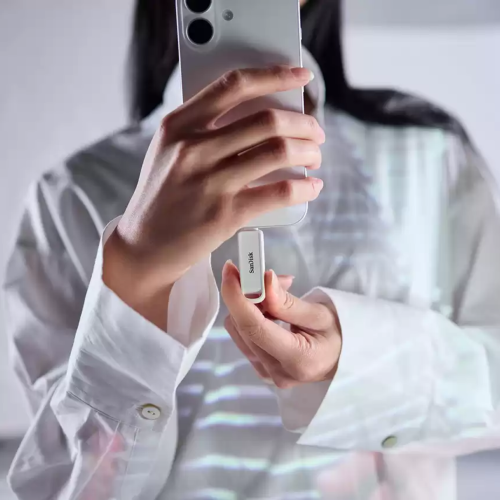 SanDisk iXpand Phone Drive 128GB USB-C White