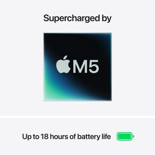 MacBook Air 13” Apple M5 10C CPU, 8C GPU/16GB/512GB SSD/Midnight/USA