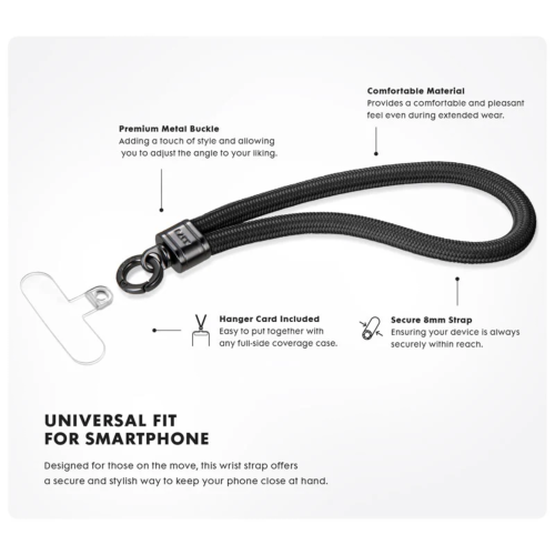 LAUT Wrist Strap for iPhone - Black*