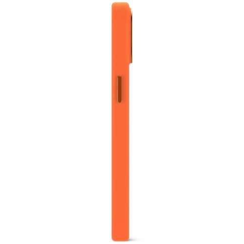 DECODED Silicone Backcover w/MagSafe for iPhone 15 - Apricot Crush*
