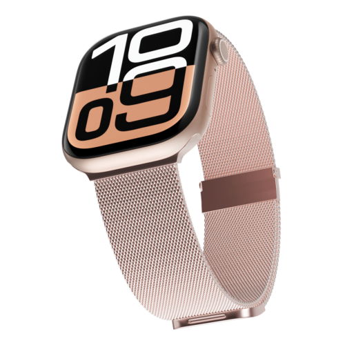 Epico Milanese+ Strap for Apple Watch (44-46 mm) - Rose Gold