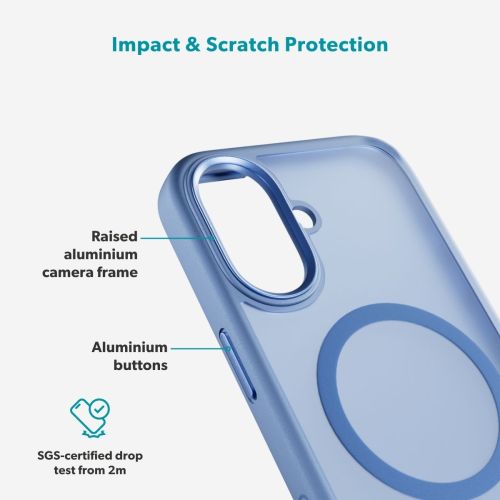Epico HeroMatte Pro Mag+ Case for iPhone 17 - Mist Blue
