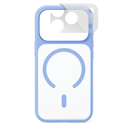 C&C HeroMatte Pro Mag+ Case for iPhone 18 Pro/17 Pro - Light Blue