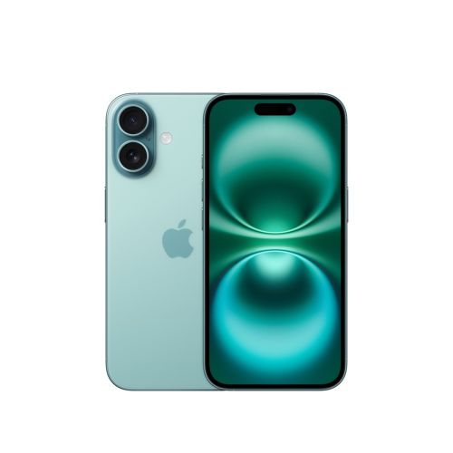 Refurbished iPhone 16 128GB, Teal, Grade: AA, Battery: Good