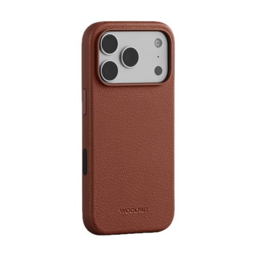 Woolnut Leather Case for iPhone 18 Pro/17 Pro - Cognac
