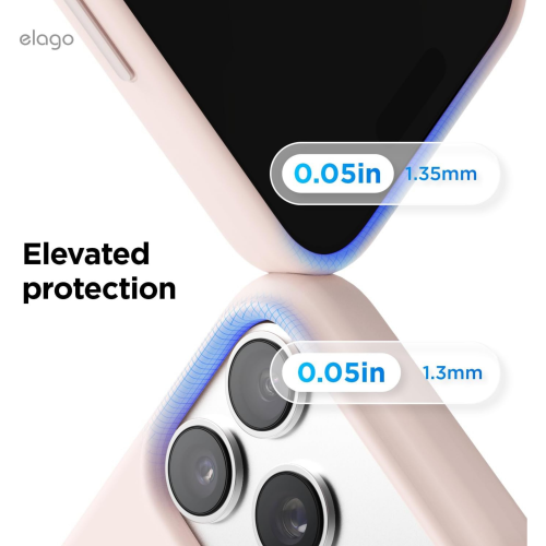 Elago Magnetic Silicone Case for iPhone 18 Pro Max/17 Pro Max - Lovely Pink