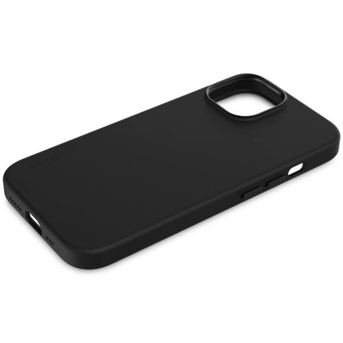 DECODED Silicone Backcover w/MagSafe for iPhone 15 - Graphine Black*