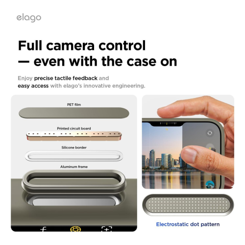 Elago Magnetic Silicone Case for iPhone 18 Pro/17 Pro - Gray