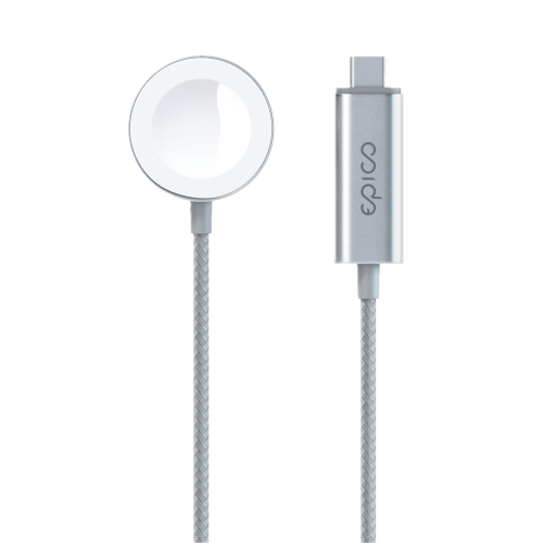 Epico USB-C Fast Charging Cable for Apple Watch 1.2m - Silver