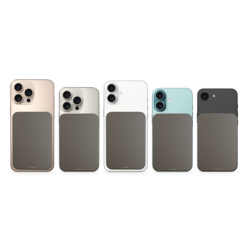 Epico Qi2 Aluminium Mag+ Power Bank 5 000 mAh - Titanium