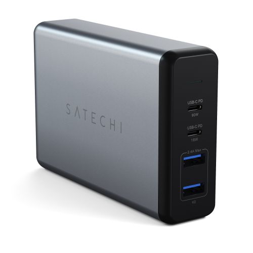 Satechi Dual USB-C/USB 108W PD Travel Charger Space Grey*