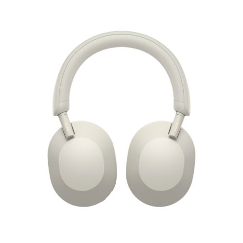 Sony WH-1000XM5 Noise Cancelling Bluetooth Hi-Res Headphones- Silver
