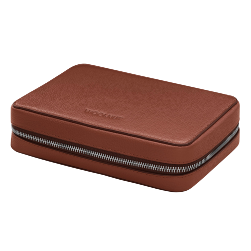 Woolnut Leather Tech Organizer - Cognac