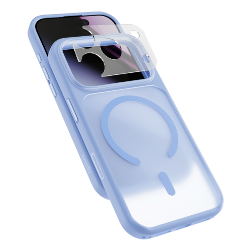 C&C HeroMatte Pro Mag+ Case for iPhone 18 Pro/17 Pro - Light Blue