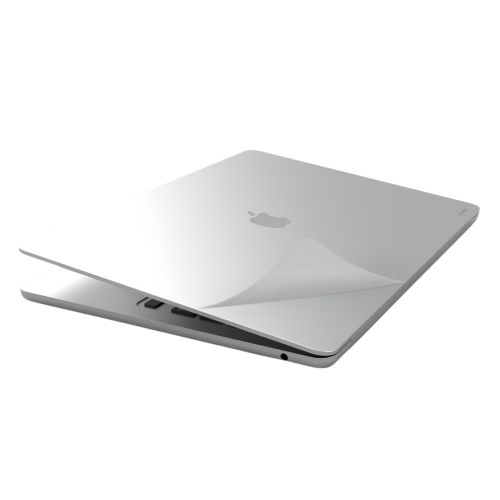JCPAL Protective Skin for MacBook Air 13 (M2-M5) - Silver