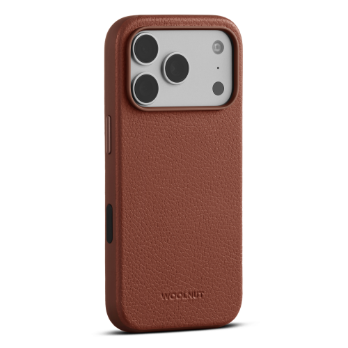 Woolnut Leather Case for iPhone 17 Pro - Cognac