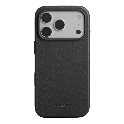 Woolnut Leather Case for iPhone 17 Pro Max - Black