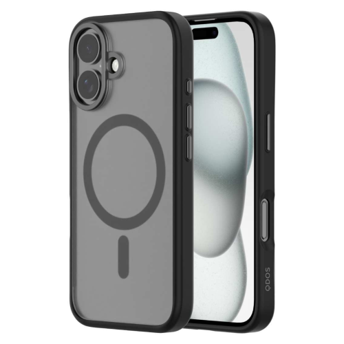 QDOS Transparent Case for iPhone 16 - Black*