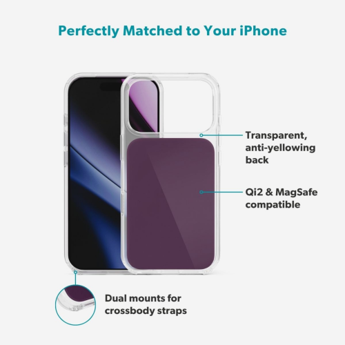 C&C Tile Mag+ Case iPhone 18 Pro Max/17 Pro Max - Dark Purple